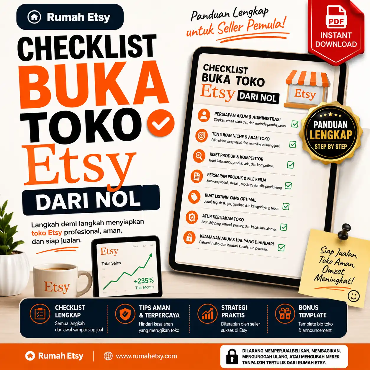 Checklist Buka Toko Etsy dari Nol | Panduan Lengkap Seller Pemula
